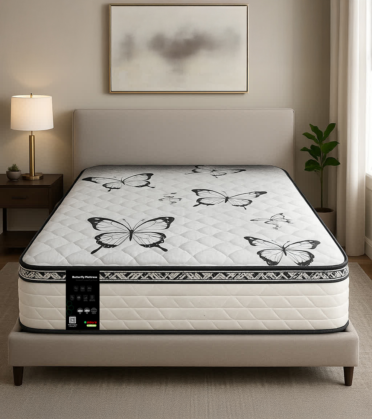 butterfly Aldora Butterfly Coil Pocket Mattress – 28cm - Image 1