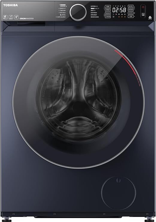 cropped-4-1.jpg Toshiba Washing Machine Automatic TWD-BM100GF4EG(MK) Ultra Fine Bubbles, the great waves, Steam, WI-FI 9KG Washer + 6KG dryer, Origin Inverter, Morandi Grey - Image 1